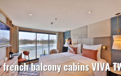 french balcony cabins VIVA TWO example cabin 204