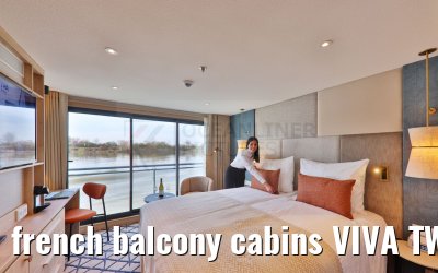 french balcony cabins VIVA TWO example cabin 204