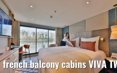 french balcony cabins VIVA TWO example cabin 204
