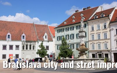 Bratislava city and stret impressions 24.05.2023