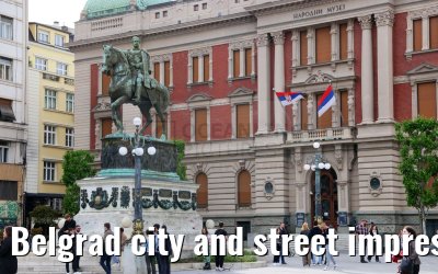 Belgrad city and street impressions 14.05.2023