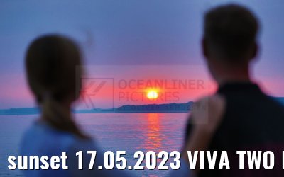 sunset 17.05.2023 VIVA TWO Danube