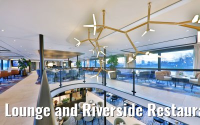 Lounge and Riverside Restaurant view VIVA TWO