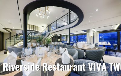 Riverside Restaurant VIVA TWO Dämmerung