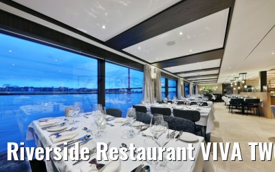 Riverside Restaurant VIVA TWO Gala-Set-Up Taufe