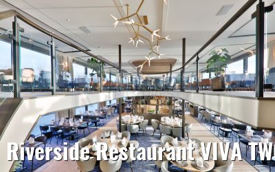 Riverside Restaurant VIVA TWO sunlight atrium