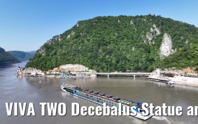 VIVA TWO Decebalus Statue and Mraconia Monastery, Katarakten, Danube 21.05.2023