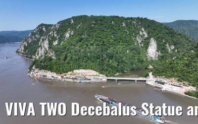 VIVA TWO Decebalus Statue and Mraconia Monastery, Katarakten, Danube 21.05.2023