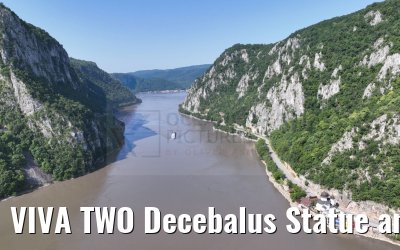 VIVA TWO Decebalus Statue and Mraconia Monastery, Katarakten, Danube 21.05.2023