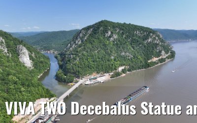 VIVA TWO Decebalus Statue and Mraconia Monastery, Katarakten, Danube 21.05.2023