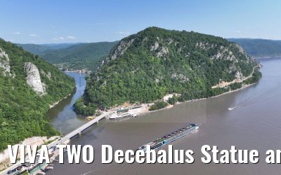 VIVA TWO Decebalus Statue and Mraconia Monastery, Katarakten, Danube 21.05.2023