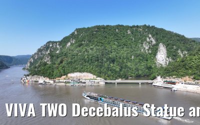 VIVA TWO Decebalus Statue and Mraconia Monastery, Katarakten, Danube 21.05.2023