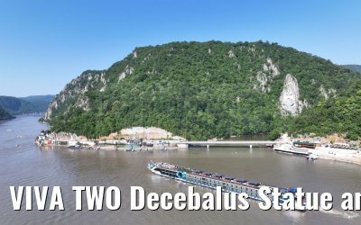 VIVA TWO Decebalus Statue and Mraconia Monastery, Katarakten, Danube 21.05.2023