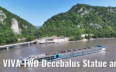 VIVA TWO Decebalus Statue and Mraconia Monastery, Katarakten, Danube 21.05.2023