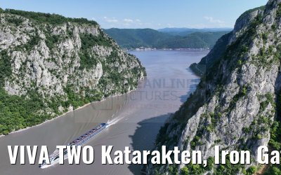 VIVA TWO Katarakten, Iron Gate, Danube 21.05.2023