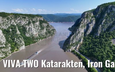 VIVA TWO Katarakten, Iron Gate, Danube 21.05.2023