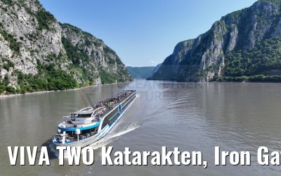 VIVA TWO Katarakten, Iron Gate, Danube 21.05.2023
