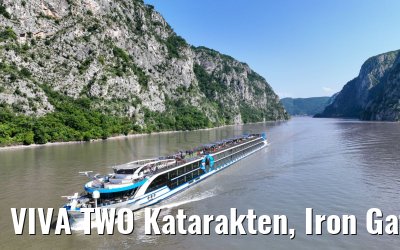 VIVA TWO Katarakten, Iron Gate, Danube 21.05.2023