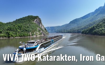 VIVA TWO Katarakten, Iron Gate, Danube 21.05.2023