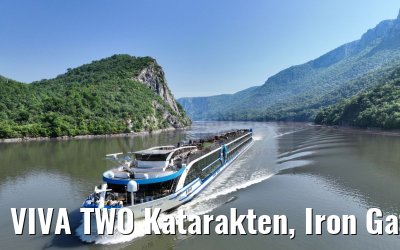 VIVA TWO Katarakten, Iron Gate, Danube 21.05.2023