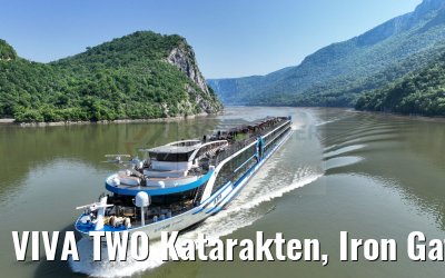 VIVA TWO Katarakten, Iron Gate, Danube 21.05.2023
