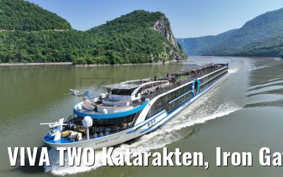 VIVA TWO Katarakten, Iron Gate, Danube 21.05.2023