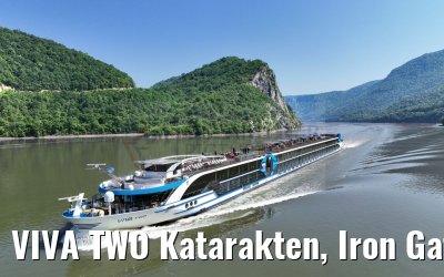 VIVA TWO Katarakten, Iron Gate, Danube 21.05.2023