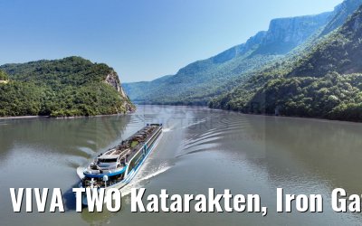 VIVA TWO Katarakten, Iron Gate, Danube 21.05.2023
