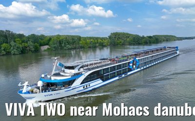 VIVA TWO near Mohacs danube river 13.05.2023