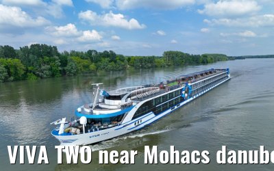 VIVA TWO near Mohacs danube river 13.05.2023