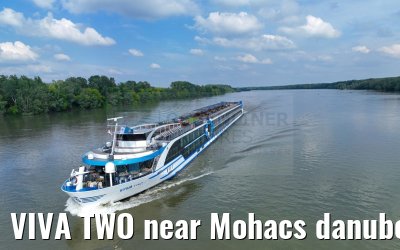 VIVA TWO near Mohacs danube river 13.05.2023