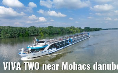 VIVA TWO near Mohacs danube river 13.05.2023