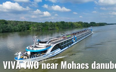 VIVA TWO near Mohacs danube river 13.05.2023