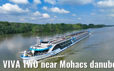 VIVA TWO near Mohacs danube river 13.05.2023