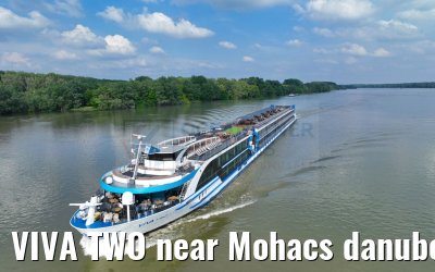 VIVA TWO near Mohacs danube river 13.05.2023