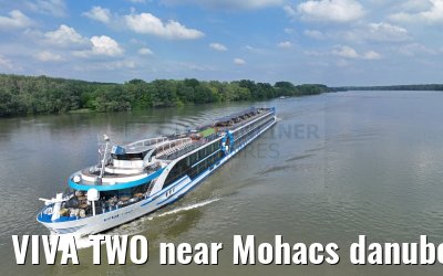 VIVA TWO near Mohacs danube river 13.05.2023