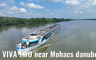 VIVA TWO near Mohacs danube river 13.05.2023