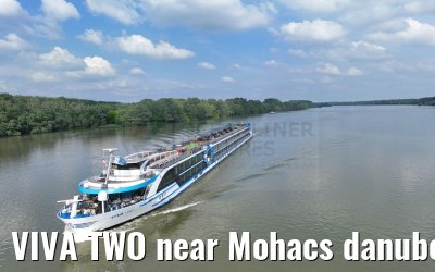 VIVA TWO near Mohacs danube river 13.05.2023