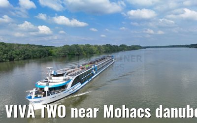 VIVA TWO near Mohacs danube river 13.05.2023