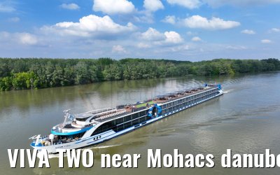 VIVA TWO near Mohacs danube river 13.05.2023