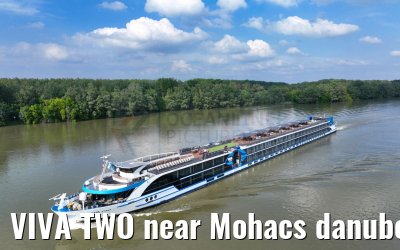 VIVA TWO near Mohacs danube river 13.05.2023