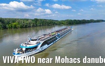 VIVA TWO near Mohacs danube river 13.05.2023