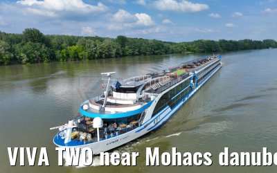 VIVA TWO near Mohacs danube river 13.05.2023
