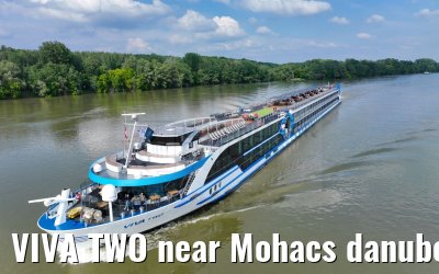 VIVA TWO near Mohacs danube river 13.05.2023
