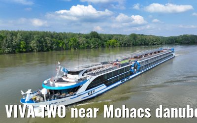 VIVA TWO near Mohacs danube river 13.05.2023