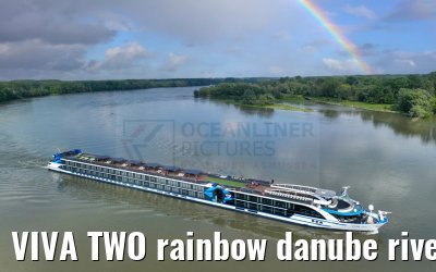 VIVA TWO rainbow danube river near Mohacs 13.05.2023