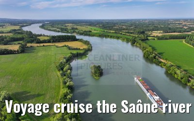 Voyage cruise the Saône river from Macon to Lyon 23.06.2023