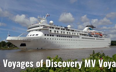 Voyages of Discovery MV Voyager, Kiel Canal transit, 12. June 2014