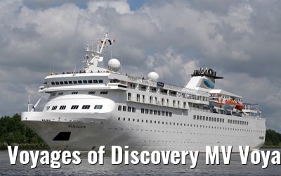 Voyages of Discovery MV Voyager, Kiel Canal transit, 12. June 2014