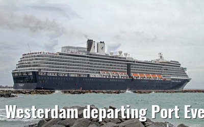Westerdam departing Port Everglades, 05. February 2012